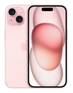 Телефон Apple iPhone 15 (A3092) 128Gb розовый (MTLE3CH/A)
