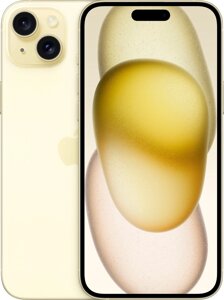 Телефон Apple iPhone 15 Plus (A3096) 256Gb желтый (MVJL3CH/A)