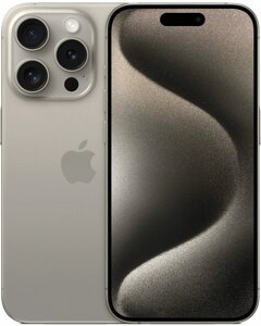 Телефон Apple iPhone 15 Pro 128Gb Natural Titanium (MTUX3ZD/A)
