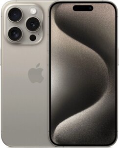 Телефон Apple iPhone 15 PRO 512GB titanium (MTQF3CH/A)