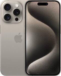 Телефон Apple iPhone 15 Pro (A3101) 256Gb титан (MTUF3J/A)