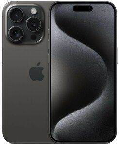 Телефон Apple iPhone 15 Pro (A3104) 1Tb черный (MTQH3ZA/A)