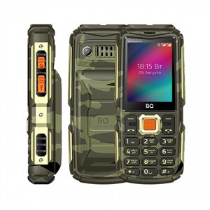 Телефон BQ 2410L Tank Power 4G Camouflage/Gold