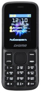Телефон Digma Linx A172 черный