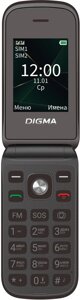 Телефон Digma VOX FS241 128Mb черный