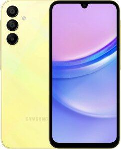 Телефон samsung galaxy A15 4/128GB yellow (SM-A155fzydmea)