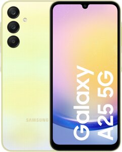 Телефон samsung galaxy A25 6/128GB yellow (SM-A256ezydskz)