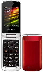 Телефон TeXet TM-404 красный