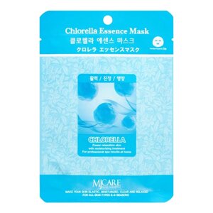 Тканевая маска для лица с экстрактом хлореллы