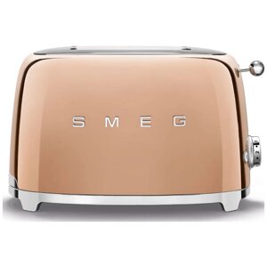 Тостер Smeg TSF01RGEU розовое золото