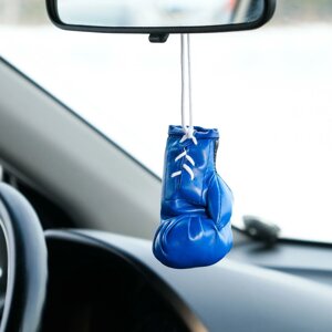 Украшение на зеркало, боксерская перчатка, 95 см, синий