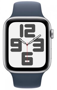 Умные часы Apple Watch SE 2023 44mm серебристый/синий (MREC3QH/A)