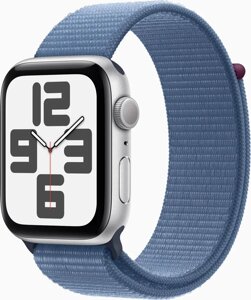 Умные часы Apple Watch SE 2023 A2722 40мм серебристый/синий (MRE33LL/A)