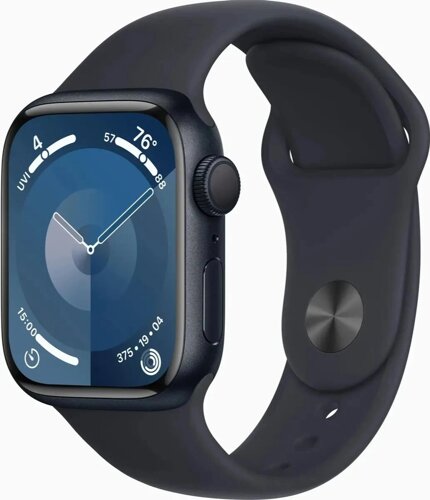 Умные часы Apple Watch Series 9 (A2978) 41мм темная ночь (MR8X3LL/A)