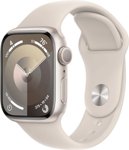 Умные часы Apple Watch Series 9 (A2980) 45мм сияющая звезда (MR973ZP/A)