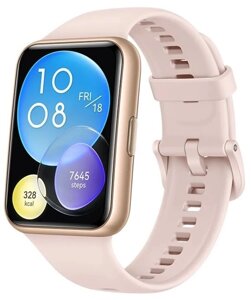 Умные часы Huawei Fit 2 1.74 золотистый/розовый (Yoda-B09S/55028915)