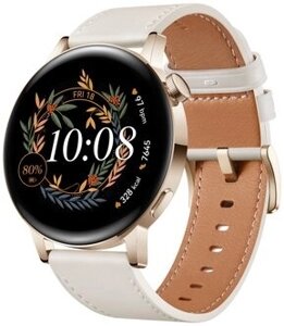 Умные часы Huawei Watch GT 3 42мм белый (Milo-B19V/55027149)