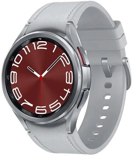 Умные часы Samsung Galaxy Watch 6 Classic 43mm серебряный (SM-R950NZSACIS)