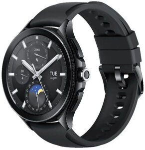 Умные часы Xiaomi Watch 2 Pro Black Case with Black Fluororubber Strap (M2234W1/BHR7211GL)
