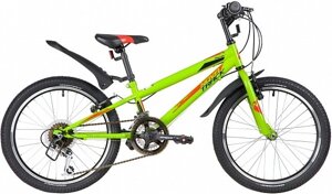 Велосипед для подростков novatrack 20 RACER зеленый (20SH12V. RACER. GN20)
