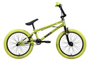 Велосипед взрослый Stark Madness BMX 3 зеленый металлик/черный, зеленый/хаки (HQ-0014374)