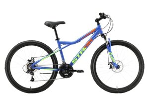Велосипед взрослый Stark Slash 26.1 D насыщенный синий/горчичный 18 (HQ-0009969)
