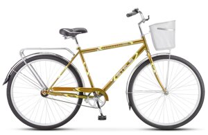 Велосипед взрослый STELS Navigator-300 C Gent 28 Z010 Светло-коричневый +корзина (LU085341*LU091395*20)