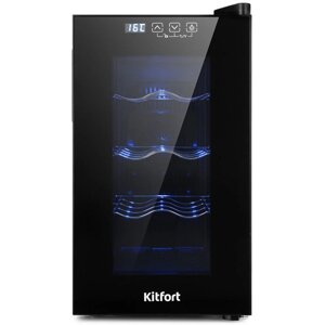Винный шкаф Kitfort KT-2419 черный