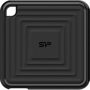 Внешний жесткий диск silicon power PC60 1.8 USB-C 2TB черный (SP020tbpsdpc60CK)
