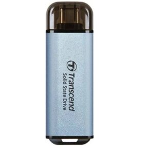 Внешний жесткий диск Transcend ESD300 голубой USB-C 2TB (TS2TESD300C)