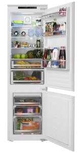 Встраиваемый холодильник meferi MBR177 COMBI NO FROST POWER