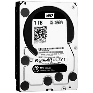 Жесткий диск Western Digital Black SATA-III/1Tb/7200rpm/64Mb/3.5 (WD1003FZEX)