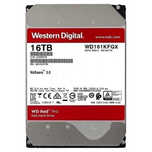 Жесткий диск western digital RED PRO 16TB (WD161KFGX)