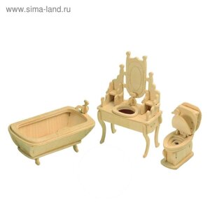 3D-модель сборная деревянная Чудо-Дерево «Ванная комната»