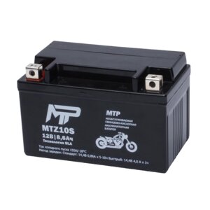 Аккумулятор MTP MTZ10S, 12V, SLA, прямая, 155 А, 150 х 86 х 94 мм