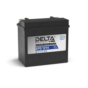 Аккумуляторная батарея Delta EPS 1214 (YTX14-BS, YTX14H-BS) 12 В, 14 Ач прямая (