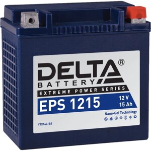 Аккумуляторная батарея Delta EPS 1215(YTX14L- ВS)12V, 15 Ач обратная (