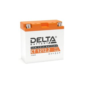 Аккумуляторная батарея Delta СТ1212.2 (YT14B-BS) 12 В, 14 Ач прямая (