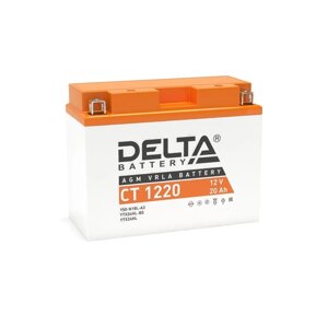 Аккумуляторная батарея delta ст1220 (Y50-N18L-A3, YTX24HL-BS, YTX24HL) 12 в, 20 ач обратная (