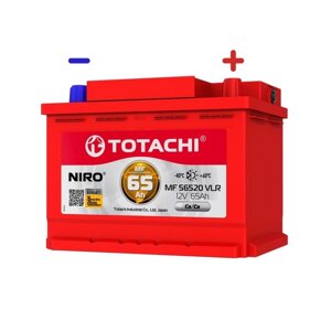 Аккумуляторная батарея Totachi NIRO MF56520 VLR, 65 Ач, обратная полярность