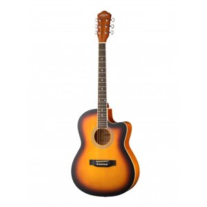 Акустическая гитара HS-3911-3TS, с вырезом, санберст
