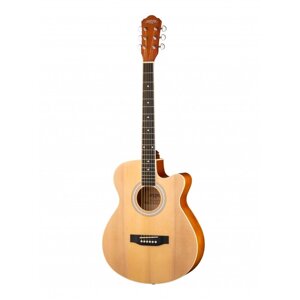 Акустическая гитара HS-4040-N, с вырезом, цвет натуральный