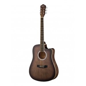 Акустическая гитара HS-4140-TBS, с вырезом, коричневый санберст
