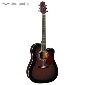 Акустическая гитара с вырезом Naranda DG220CE-WRS
