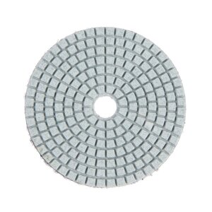 Алмазный гибкий шлифовальный круг ТУНДРА "Черепашка", для мокрой шлифовки, 100 мм,100