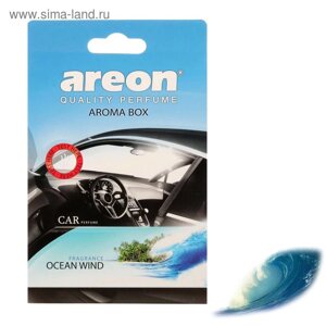 Ароматизатор под сиденье Areon Aroma Box ветер океана 704-ABC-03