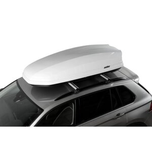 Автобокс на крышу Koffer, 480 литров, размер 1980х820х450, белый глянец, KWG480