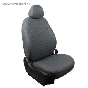 Авточехлы из экокожи ромб для Mazda 3 sd/hb 2004-2013, набор