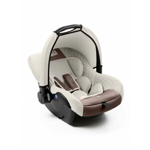 Автолюлька детская AmaroBaby Baby Comfort, группа 0+0-13 кг), цвет светло-бежевый