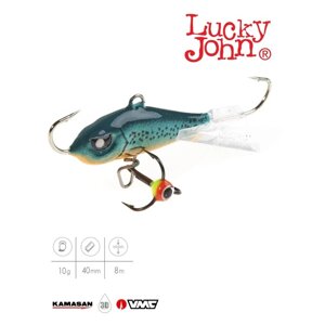 Балансир Lucky John BALTIC 4 + тройник, 4 см, цвет 53, блистер